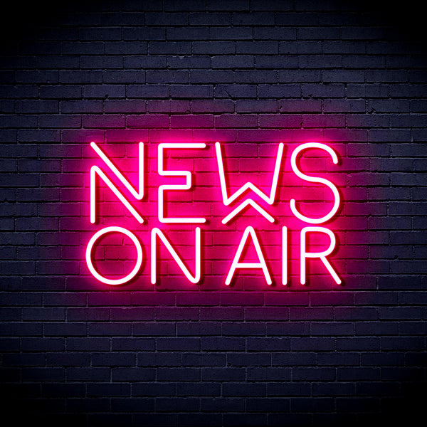 advpro-news-on-air-ultra-bright-led-neon-sign-fnu0385 - Pink