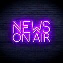 advpro-news-on-air-ultra-bright-led-neon-sign-fnu0385 - Purple