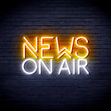 advpro-news-on-air-ultra-bright-led-neon-sign-fnu0385 - White & Golden Yellow
