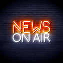 advpro-news-on-air-ultra-bright-led-neon-sign-fnu0385 - White & Orange