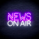 advpro-news-on-air-ultra-bright-led-neon-sign-fnu0385 - White & Purple