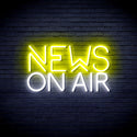 advpro-news-on-air-ultra-bright-led-neon-sign-fnu0385 - White & Yellow
