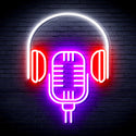 advpro-microphone-with-headphone-ultra-bright-led-neon-sign-fnu0387 - Multi-Color 2