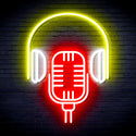 advpro-microphone-with-headphone-ultra-bright-led-neon-sign-fnu0387 - Multi-Color 4