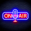 advpro-on-air-microphone-ultra-bright-led-neon-sign-fnu0388 - Blue & Red