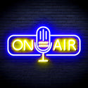 advpro-on-air-microphone-ultra-bright-led-neon-sign-fnu0388 - Blue & Yellow