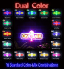 advpro-on-air-microphone-ultra-bright-led-neon-sign-fnu0388 - Dual-Color