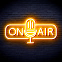advpro-on-air-microphone-ultra-bright-led-neon-sign-fnu0388 - Golden Yellow