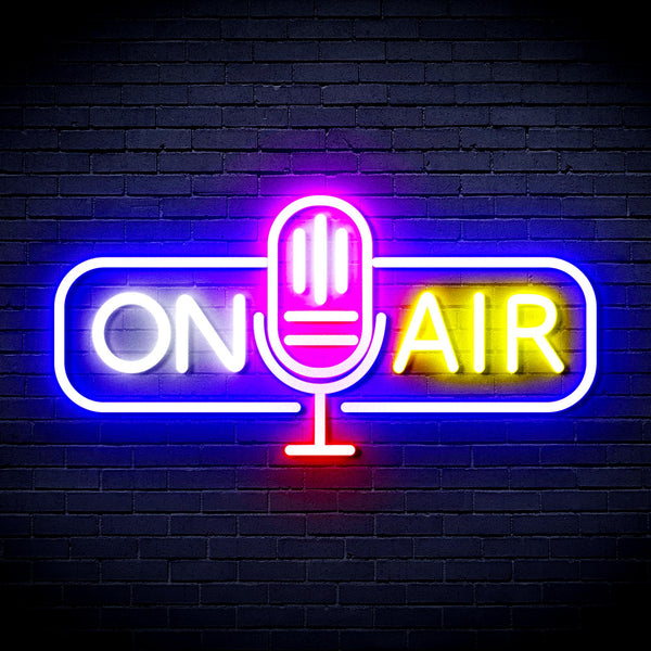 advpro-on-air-microphone-ultra-bright-led-neon-sign-fnu0388 - Multi-Color 1