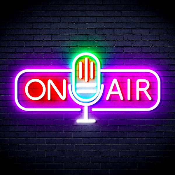 advpro-on-air-microphone-ultra-bright-led-neon-sign-fnu0388 - Multi-Color 6