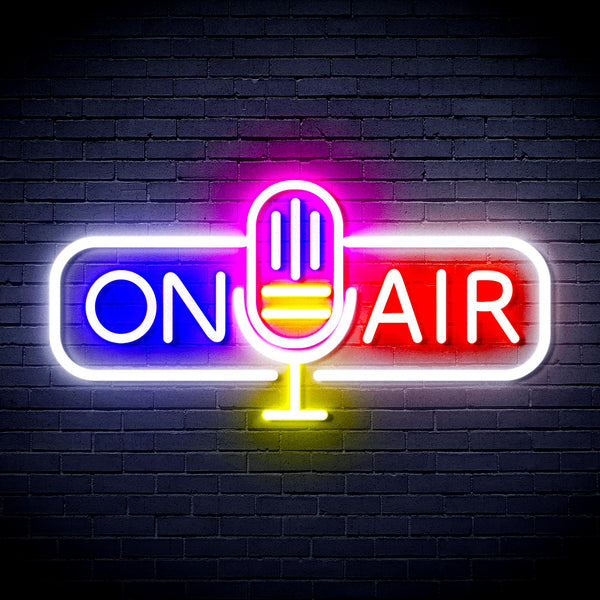advpro-on-air-microphone-ultra-bright-led-neon-sign-fnu0388 - Multi-Color 8