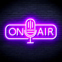 advpro-on-air-microphone-ultra-bright-led-neon-sign-fnu0388 - Purple