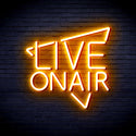 advpro-live-on-air-ultra-bright-led-neon-sign-fnu0390 - Golden Yellow