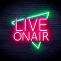 advpro-live-on-air-ultra-bright-led-neon-sign-fnu0390 - Green & Pink