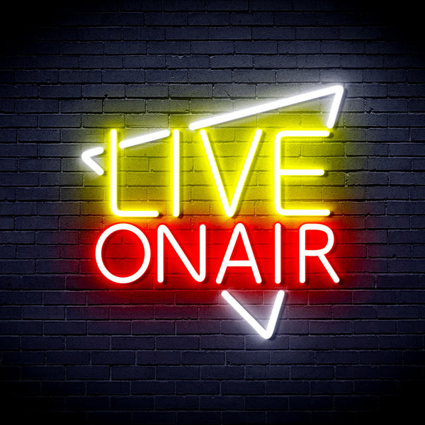 advpro-live-on-air-ultra-bright-led-neon-sign-fnu0390 - Multi-Color 4
