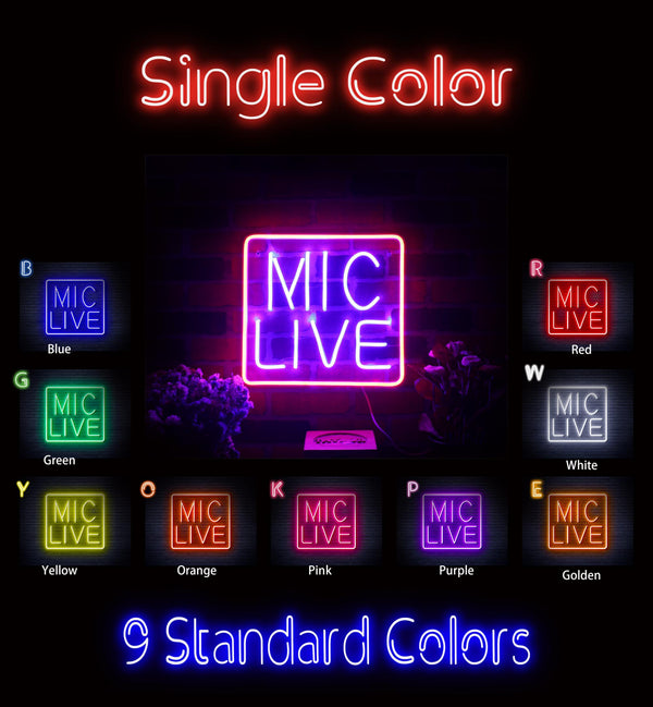 advpro-mic-live-ultra-bright-led-neon-sign-fnu0392 - Classic