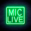 advpro-mic-live-ultra-bright-led-neon-sign-fnu0392 - Green