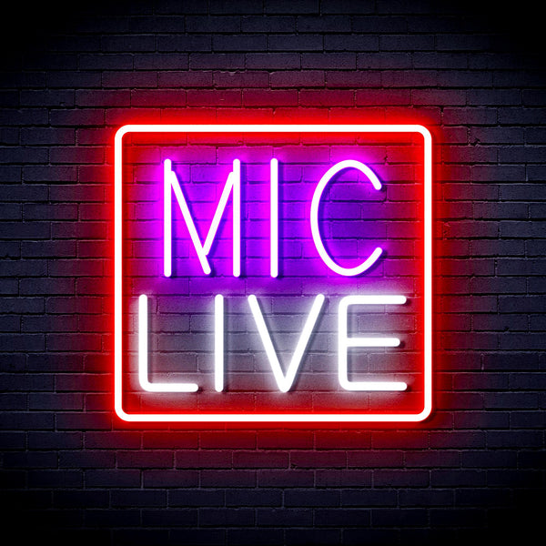 advpro-mic-live-ultra-bright-led-neon-sign-fnu0392 - Multi-Color 2