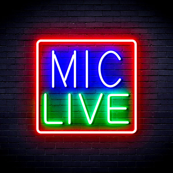 advpro-mic-live-ultra-bright-led-neon-sign-fnu0392 - Multi-Color 6