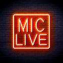 advpro-mic-live-ultra-bright-led-neon-sign-fnu0392 - Orange