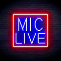 advpro-mic-live-ultra-bright-led-neon-sign-fnu0392 - Red & Blue