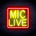 advpro-mic-live-ultra-bright-led-neon-sign-fnu0392 - Red & Yellow
