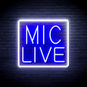 advpro-mic-live-ultra-bright-led-neon-sign-fnu0392 - White & Blue