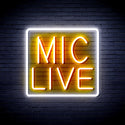 advpro-mic-live-ultra-bright-led-neon-sign-fnu0392 - White & Golden Yellow