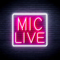 advpro-mic-live-ultra-bright-led-neon-sign-fnu0392 - White & Pink