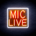 advpro-mic-live-ultra-bright-led-neon-sign-fnu0392 - White & Orange