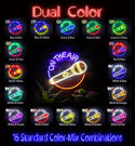 advpro-on-the-air-with-microphone-ultra-bright-led-neon-sign-fnu0393 - Dual-Color
