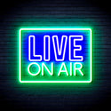 advpro-live-on-air-ultra-bright-led-neon-sign-fnu0394 - Green & Blue