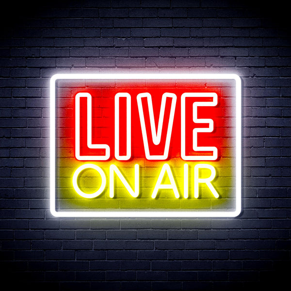 advpro-live-on-air-ultra-bright-led-neon-sign-fnu0394 - Multi-Color 3