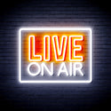 advpro-live-on-air-ultra-bright-led-neon-sign-fnu0394 - White & Orange
