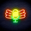 advpro-microphone-with-wings-ultra-bright-led-neon-sign-fnu0395 - Multi-Color 7