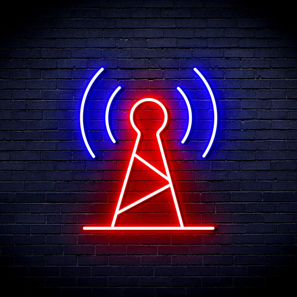 advpro-antenna-ultra-bright-led-neon-sign-fnu0396 - Blue & Red