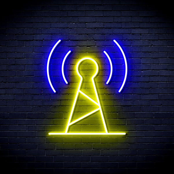 advpro-antenna-ultra-bright-led-neon-sign-fnu0396 - Blue & Yellow