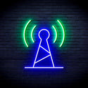 advpro-antenna-ultra-bright-led-neon-sign-fnu0396 - Green & Blue