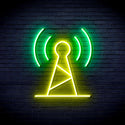 advpro-antenna-ultra-bright-led-neon-sign-fnu0396 - Green & Yellow