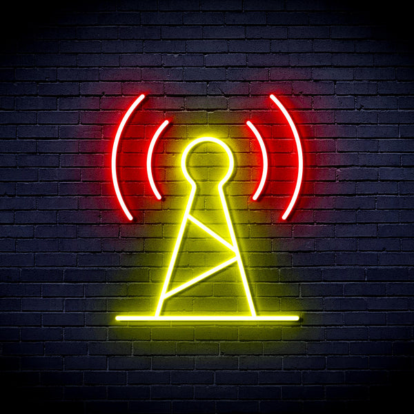 advpro-antenna-ultra-bright-led-neon-sign-fnu0396 - Red & Yellow