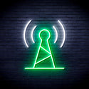 advpro-antenna-ultra-bright-led-neon-sign-fnu0396 - White & Green