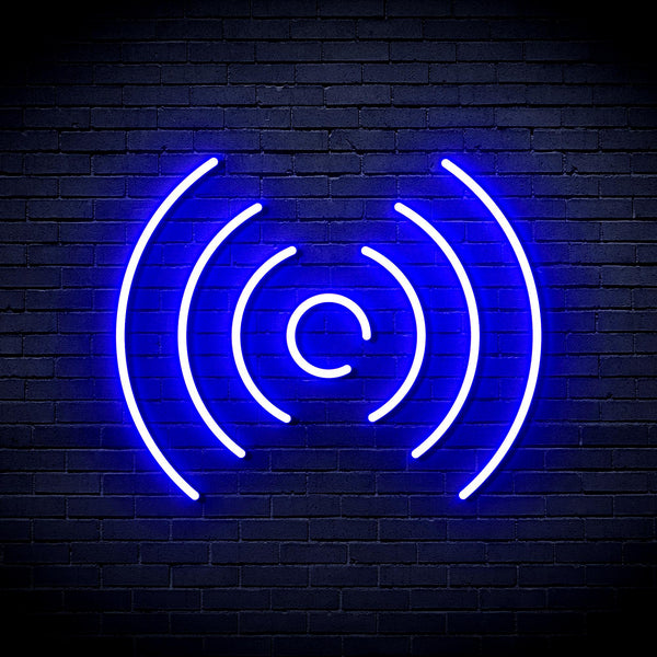 advpro-radio-wave-ultra-bright-led-neon-sign-fnu0397 - Blue
