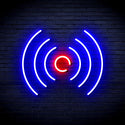 advpro-radio-wave-ultra-bright-led-neon-sign-fnu0397 - Blue & Red