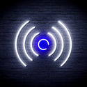 advpro-radio-wave-ultra-bright-led-neon-sign-fnu0397 - White & Blue