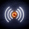 advpro-radio-wave-ultra-bright-led-neon-sign-fnu0397 - White & Orange