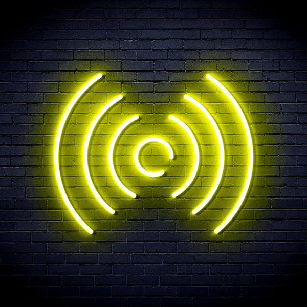advpro-radio-wave-ultra-bright-led-neon-sign-fnu0397 - Yellow