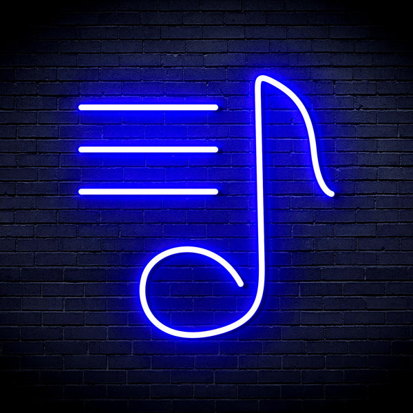 advpro-musical-note-ultra-bright-led-neon-sign-fnu0398 - Blue