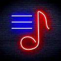 advpro-musical-note-ultra-bright-led-neon-sign-fnu0398 - Blue & Red
