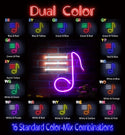 advpro-musical-note-ultra-bright-led-neon-sign-fnu0398 - Dual-Color