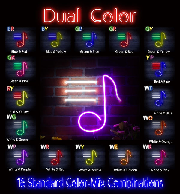 advpro-musical-note-ultra-bright-led-neon-sign-fnu0398 - Dual-Color